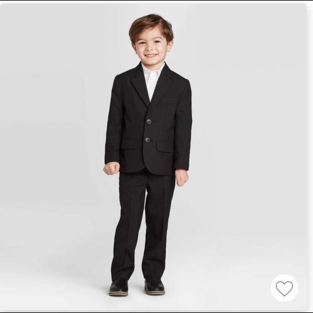 Cat & Jack 2 Piece Toddler Black Suit